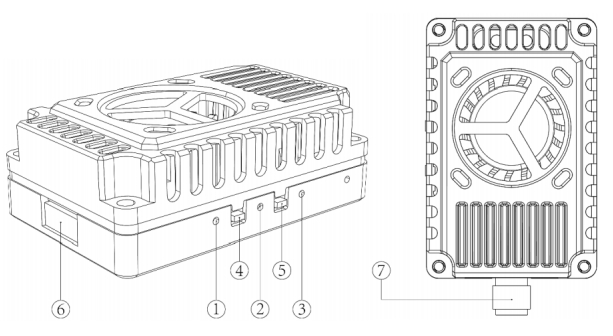 1.7G 4W видеопередатчик для БПЛА, 8 каналов, 1680M-1960M FPV VTX, передача изображения на большие расстояния 0
