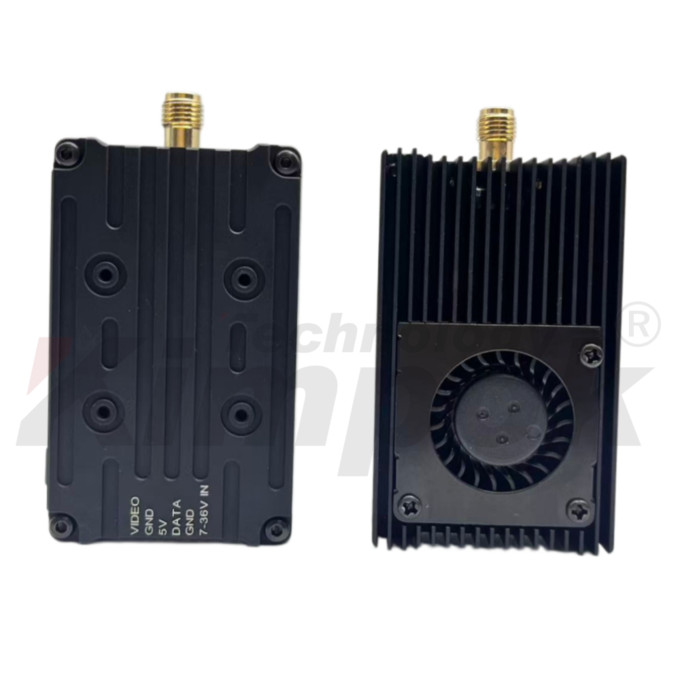 AL7210 6.1â7.2 GHz 10W High-Power Video Transmitter (VTX) â 64 Channels, IRC Tramp Remote Control 1