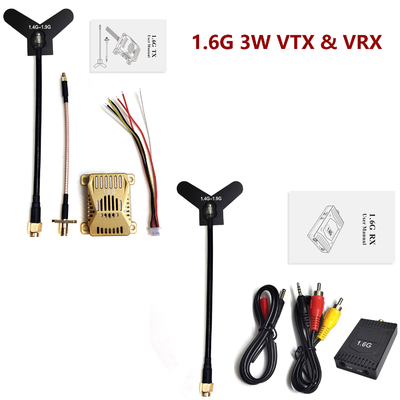 1.6Ghz 3W FPV VTX VRX UAV видеопередатчик и приемник для передачи беспилотных летательных аппаратов
