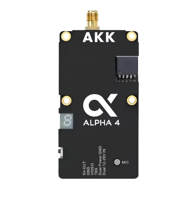 AKK Alpha 4 VTX 5.8G 4W 80CH 1w / 2w / 3w / 4w Мощность переключаемый смарт аудио FPV видеопередатчик для дронов