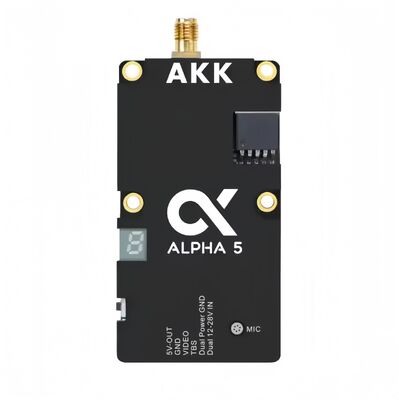 AKK 5,8-6,0GHz Alpha5 FPV видеопередатчик со смарт аудио для беспилотных летательных аппаратов большой дальности