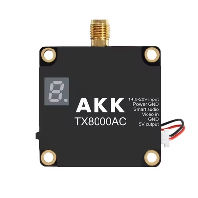 AKK 8W VTX 5.8G 8W Беспроводной видеопередатчик 8000mW FPV VTX Поддержка умного аудио для RC Drone FPV Racing