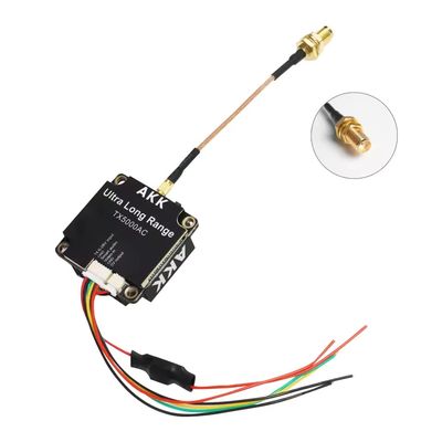 AKK 5W FPV VTX 5.8G 5W Видеопередатчик TX5000AC Ультрадальнобежный протокол TBS