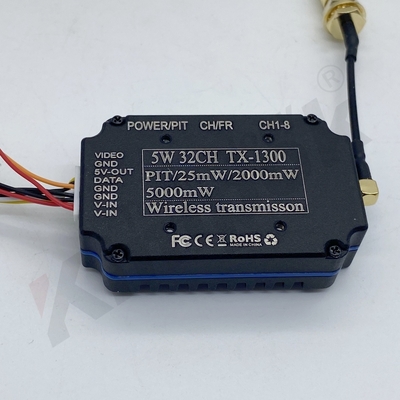 5 Вт высокомощный 1,3 ГГц VTX 32CH 24,5 г Ультралегкий передатчик FPV