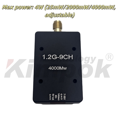 1.2G 4W 9CH Беспроводной FPV видеопередатчик 16g Легкий VTX для гоночного дрона