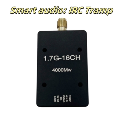 4W 1.7G 8 CH Ультралегкий передатчик FPV Вес 25,85g Высокая мощность 1,7Ghz VTX Низкая задержка для гоночного беспилотника