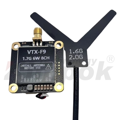 1.7G 6W Сверхмощный беспроводной видеопередатчик для симуляции дронов. Наслаждайтесь непревзойденным опытом FPV.