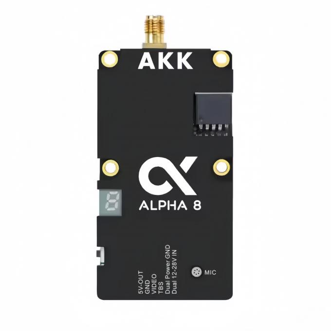 AKK Alpha 8 8W Дрон VTX 5.8G 8W 5W 3W 1W 80CH Потужність перемикається FPV відеопередавач передача зображень 6